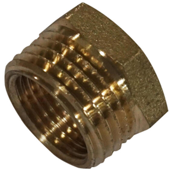 BRASS REDUCING BUSH 1/2 X 1/4
