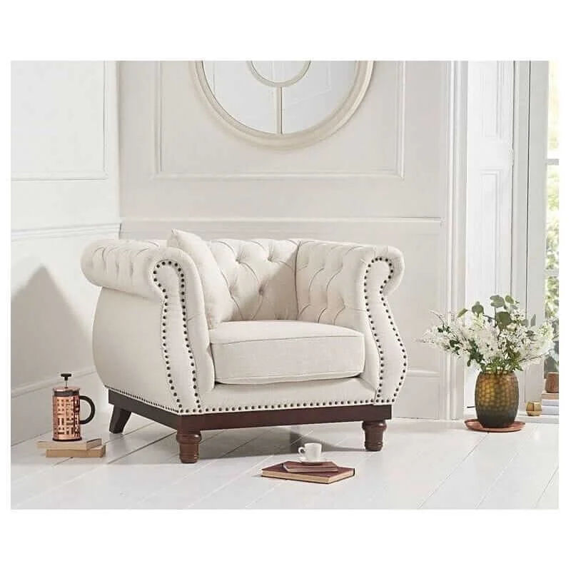 Daisy Armchair Linen Beige