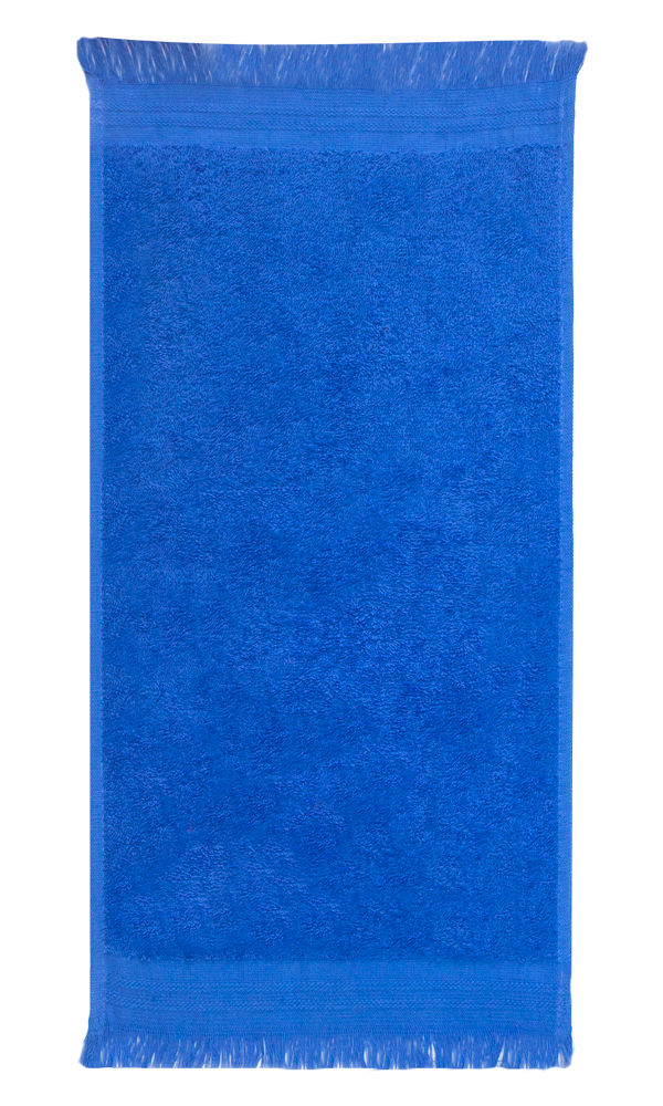 Plush Cotton380 GSM Terry Fringe Guest Towel - Victoria Blue (01 Pc Pack)