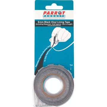 Vinyl Lining Tape (10 Meters - 6mm - Black)