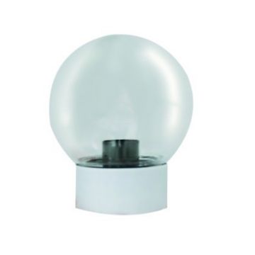 6" PVC Ceiling Light Fitting Clear