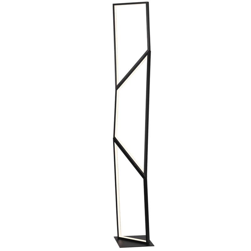 LED Aluminium and PC Floor Lamp On / Off Foot Switch