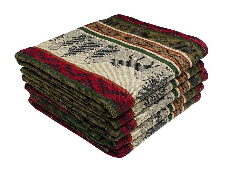 Bunty's Kitchen Towel - Design 2754 - 050x072cms - (05 Pc Pack) - Deer & Trees