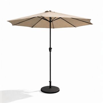 Prestige Home - Crank Parasol Khaki Umbrella