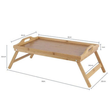 Serving Tray with Foldable Feet - Bamboo - Eco-friendly