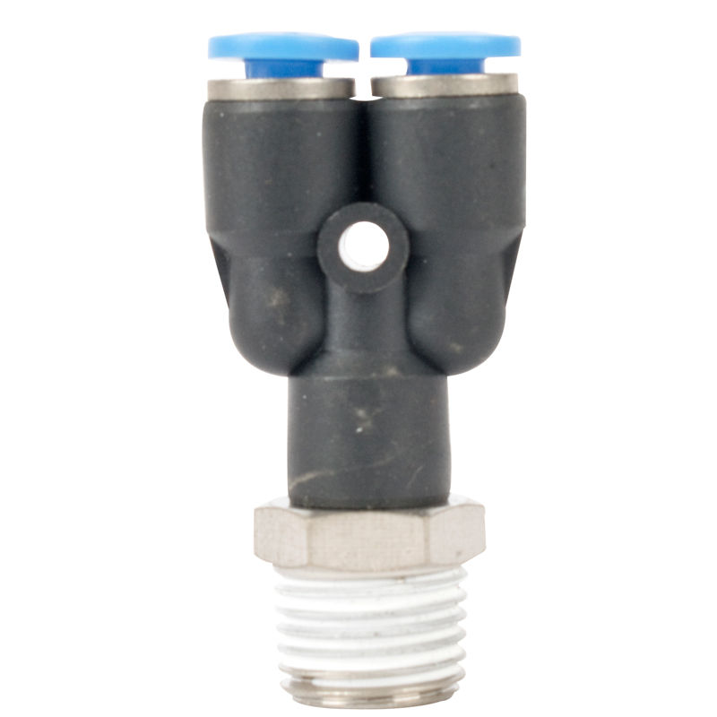 AirCraft - Pu Hose Fitting Y Joint 4mm-1/4 M - 3 Pack