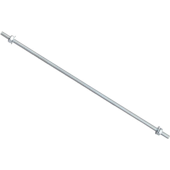 Threaded rods with nuts and washers zinc plated 4x200mm 4pc standers