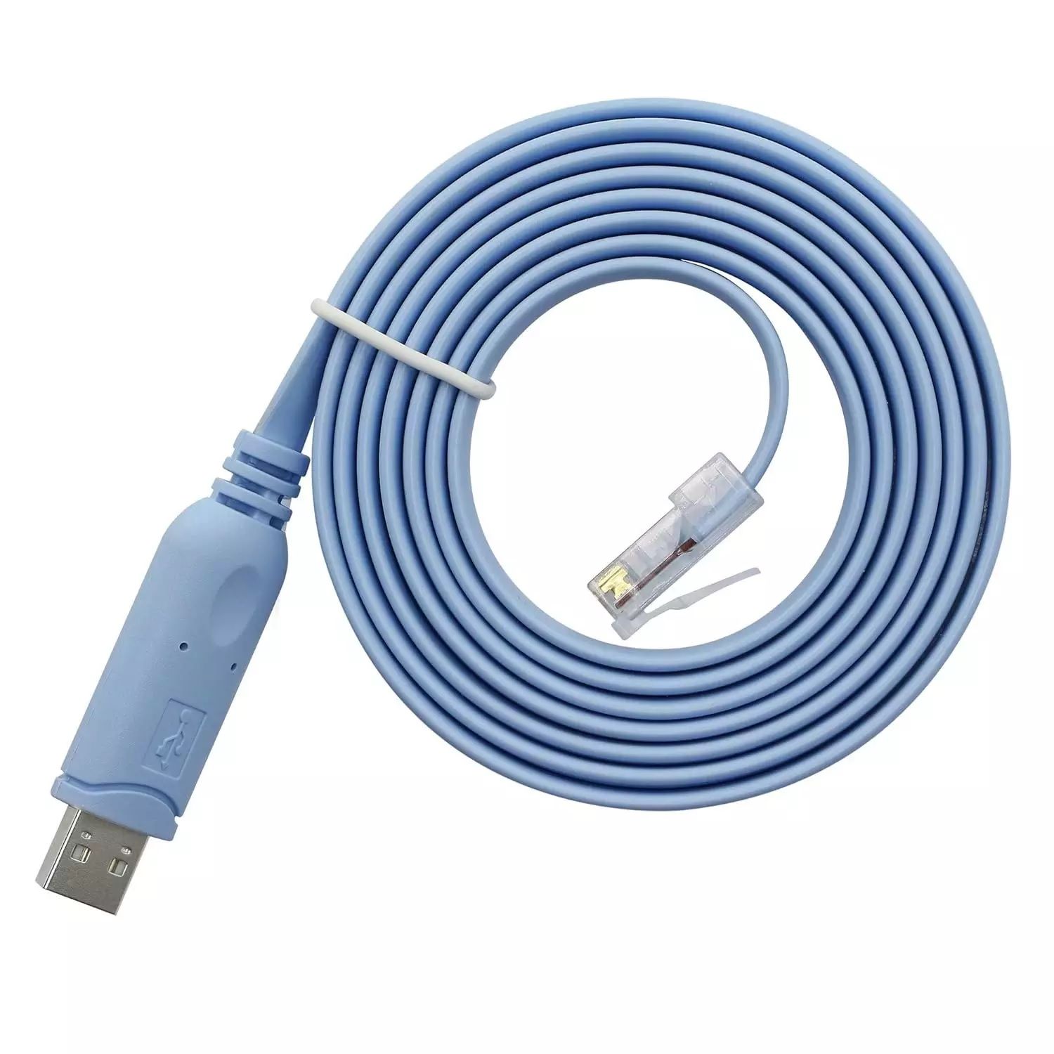 Cordon USB FT232 RJ45 Console Cisco Outband DEXLAN - Convertisseur Série RS-232