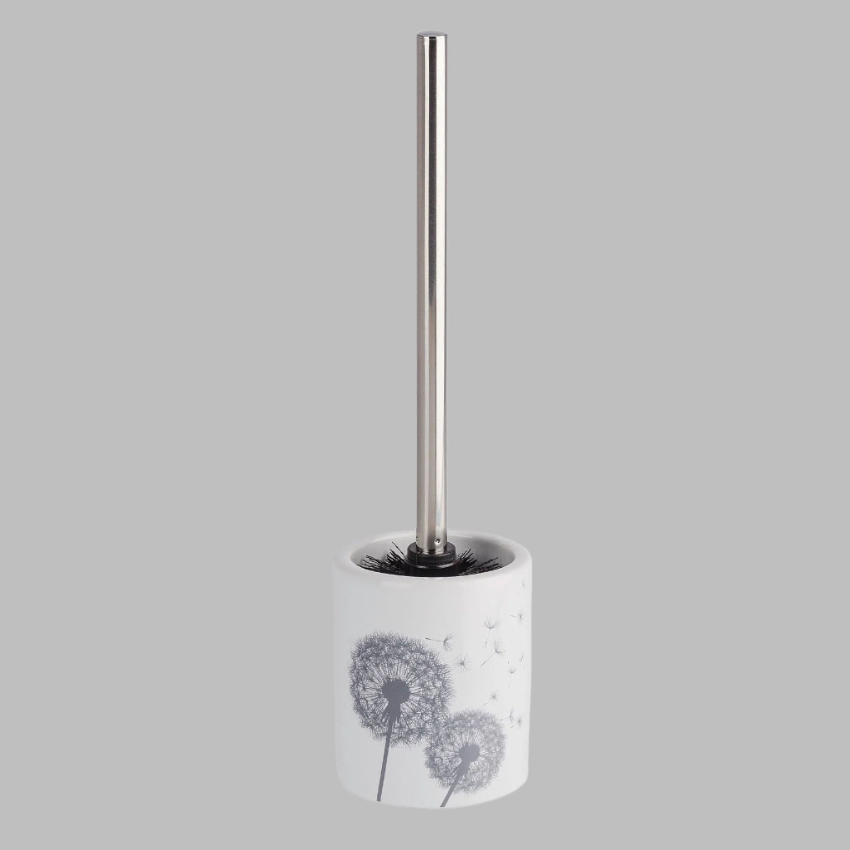Toilet Brush Astera Range Ceramic White/Grey