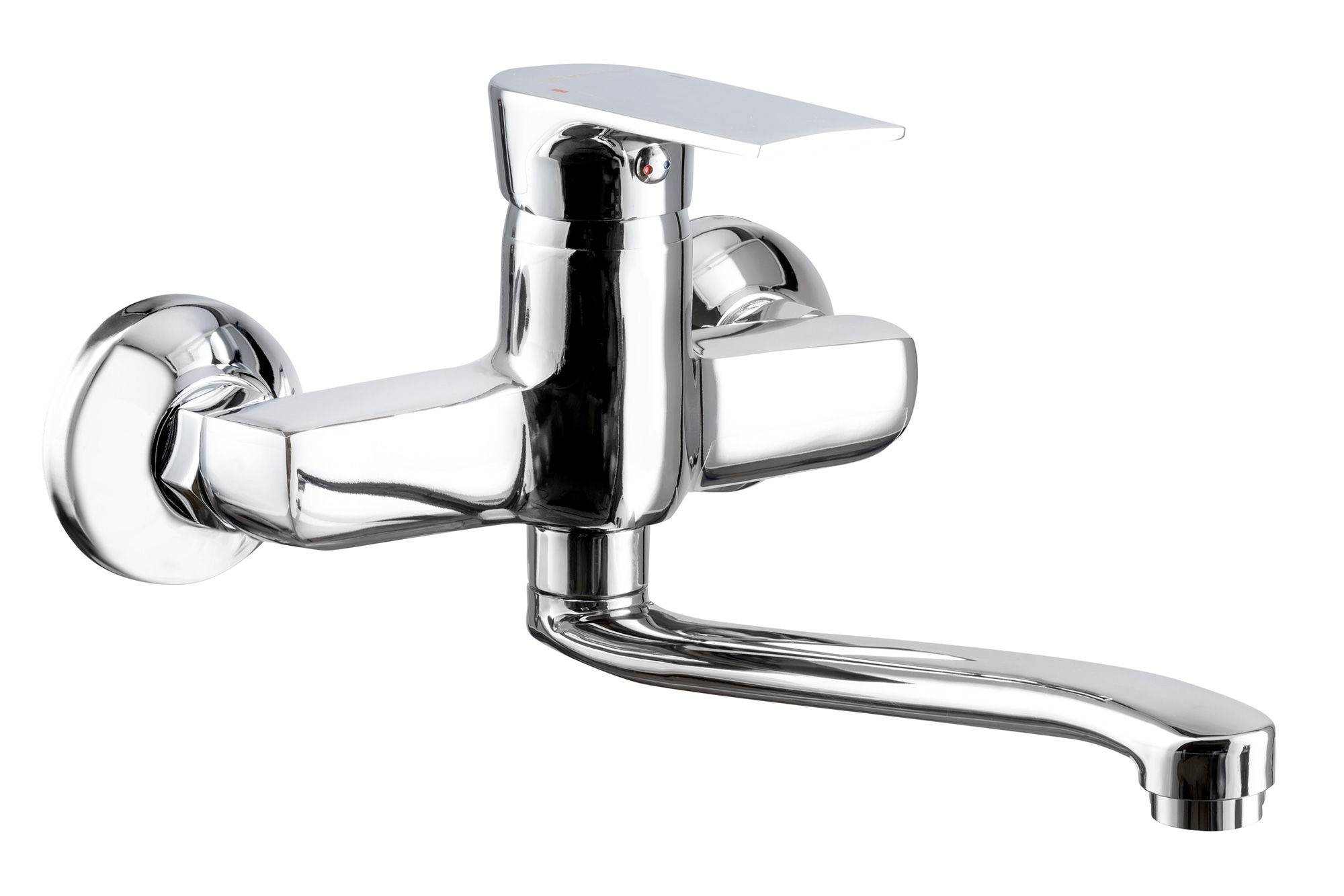 Turbo Sink Mixer Wall Type Single Lever - Chrome