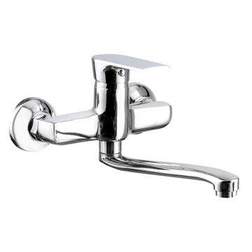 Turbo Sink Mixer Wall Type Single Lever - Chrome