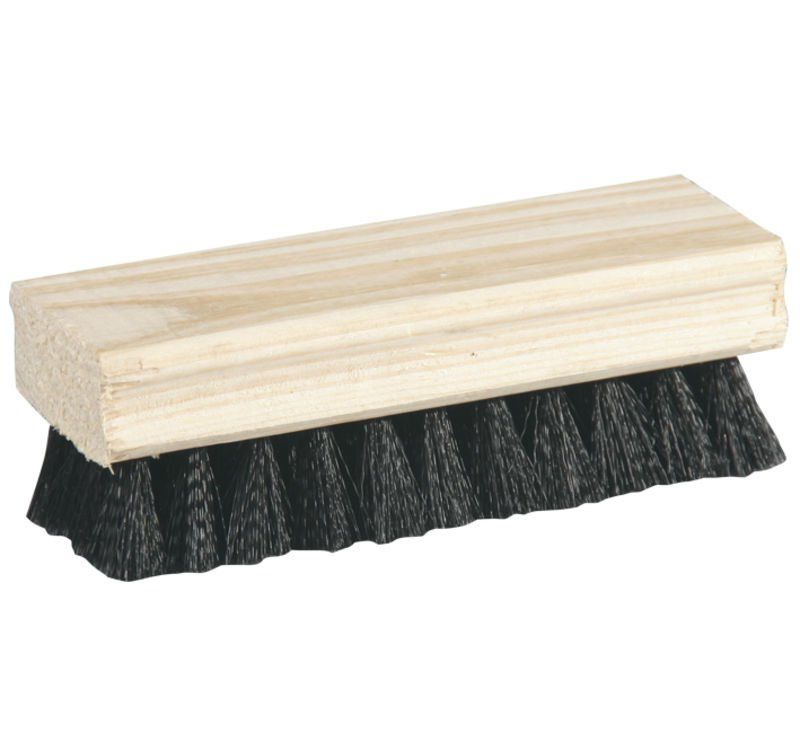 Shoe Brush Wooden Back Blackpcs Per Pack - 12 Pack