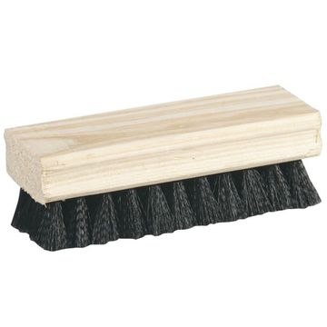 Shoe Brush Wooden Back Blackpcs Per Pack - 12 Pack