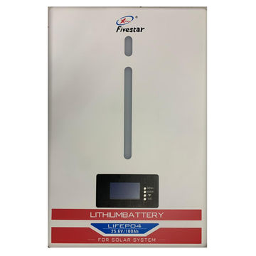 FIVESTAR 25.6V 100AH 2.56KWH LITHIUM BATTERY - LIFEPO4 LB
