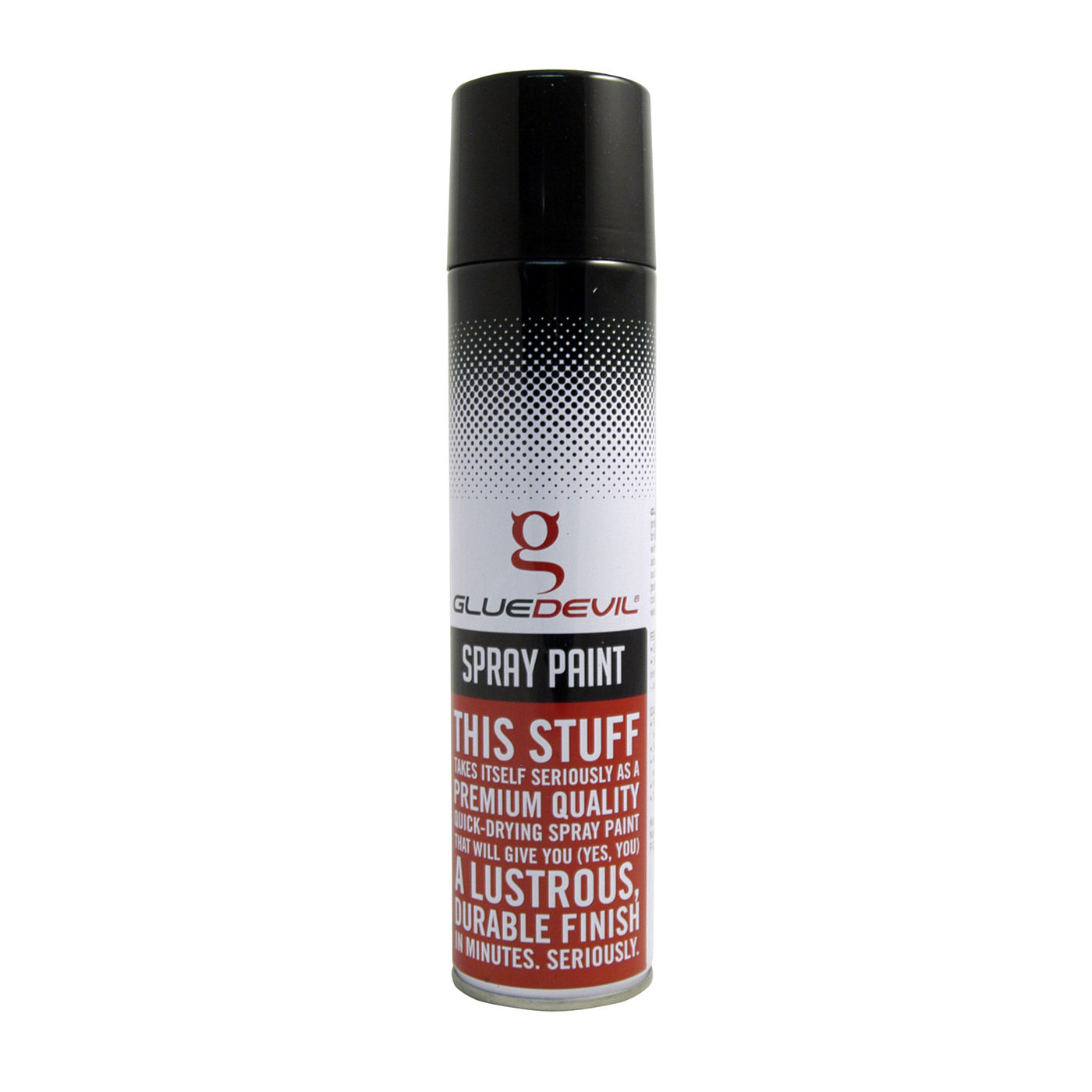Glue Devil - Spray Paint - Matt Black - 300ml