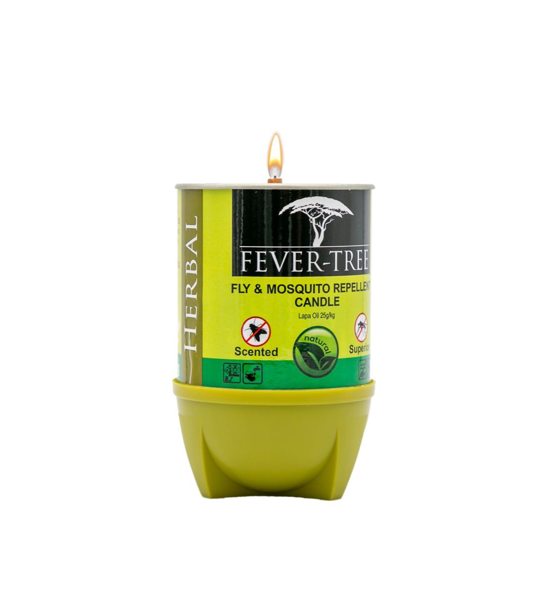 Fever Tree Herbal Scented Fly Repellent & Mosquito Repellent candle
