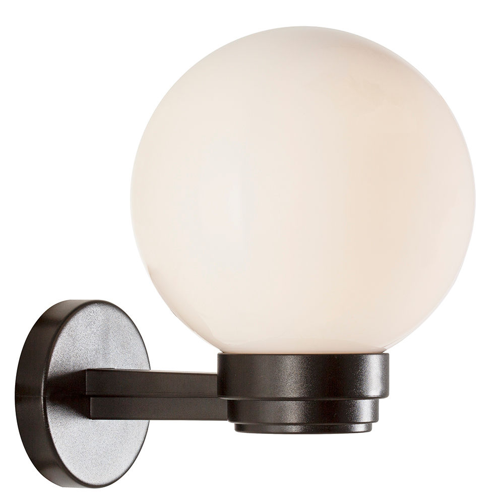 Outdoor - 200mm - Bowl Fitting - Wall Mount - Opal