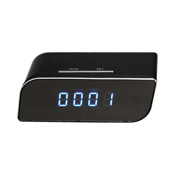 2.0 MP WIFI RECHARGEABLE CLOCK HIDDEN CAMERA C/W IR NIGHT VI