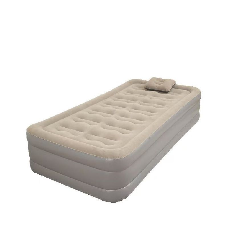 Inflatable camping air mattress