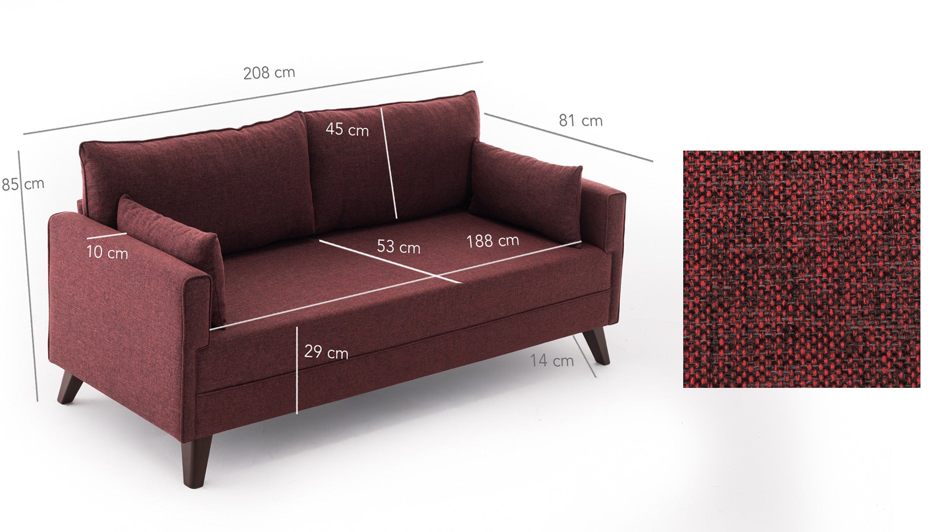 Bella Sofa Bed - Cream