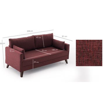 Bella Sofa Bed - Cream