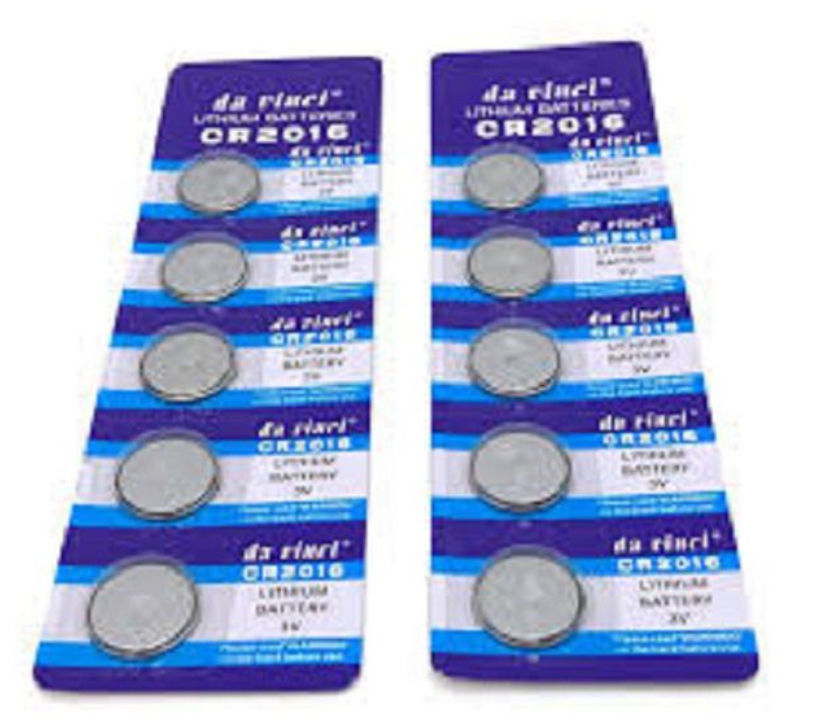 Da Vinci Lithium CR2016 Blister 5 Piece 2 Pack Bundle | LEROY MERLIN ...