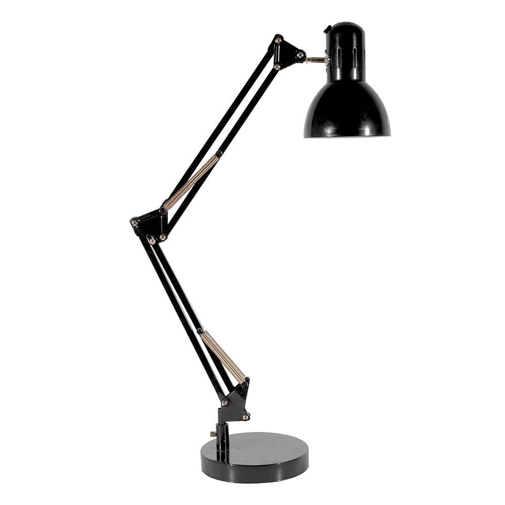 Eurolux - Adjustable - Table Lamp - Black - E27 - 1x40w - 2 Pack