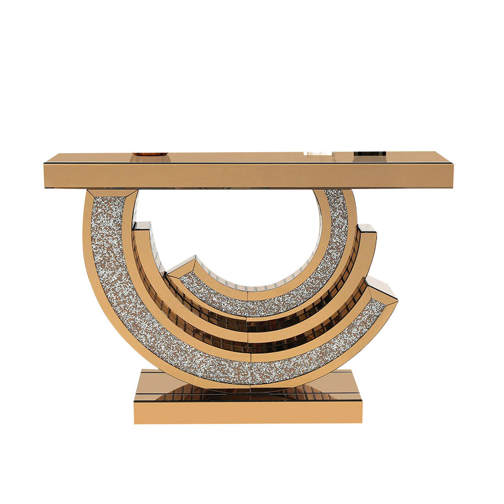 KC FURN-Coaster Rose Gold Console Table