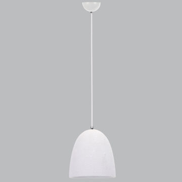 Metal Pendant with Ceramic Shade