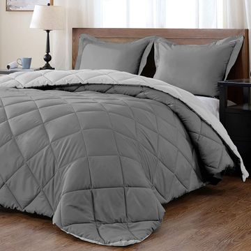 Comforter set Charcoal and Grey Queen