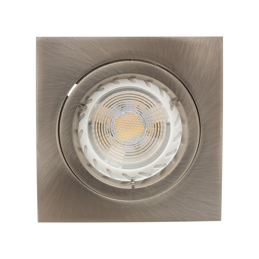 Straight Twist Square Down Light Satin Chrome