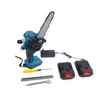 Electric Rechargeable Chain Saw With 2 x 25V 7500mah Battery 6″