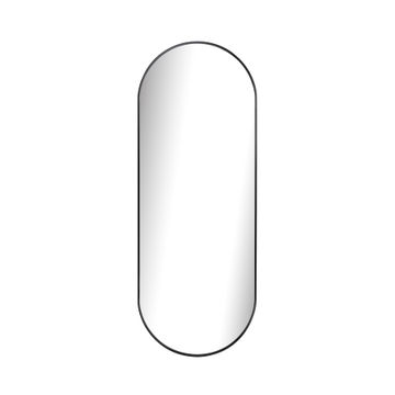 Paramount Mirrors & Prints - Aluminium Frame Rounded Black 1600x600