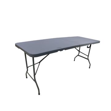 Vividitto - Plastic Folding Table (180x70cm) - Grey