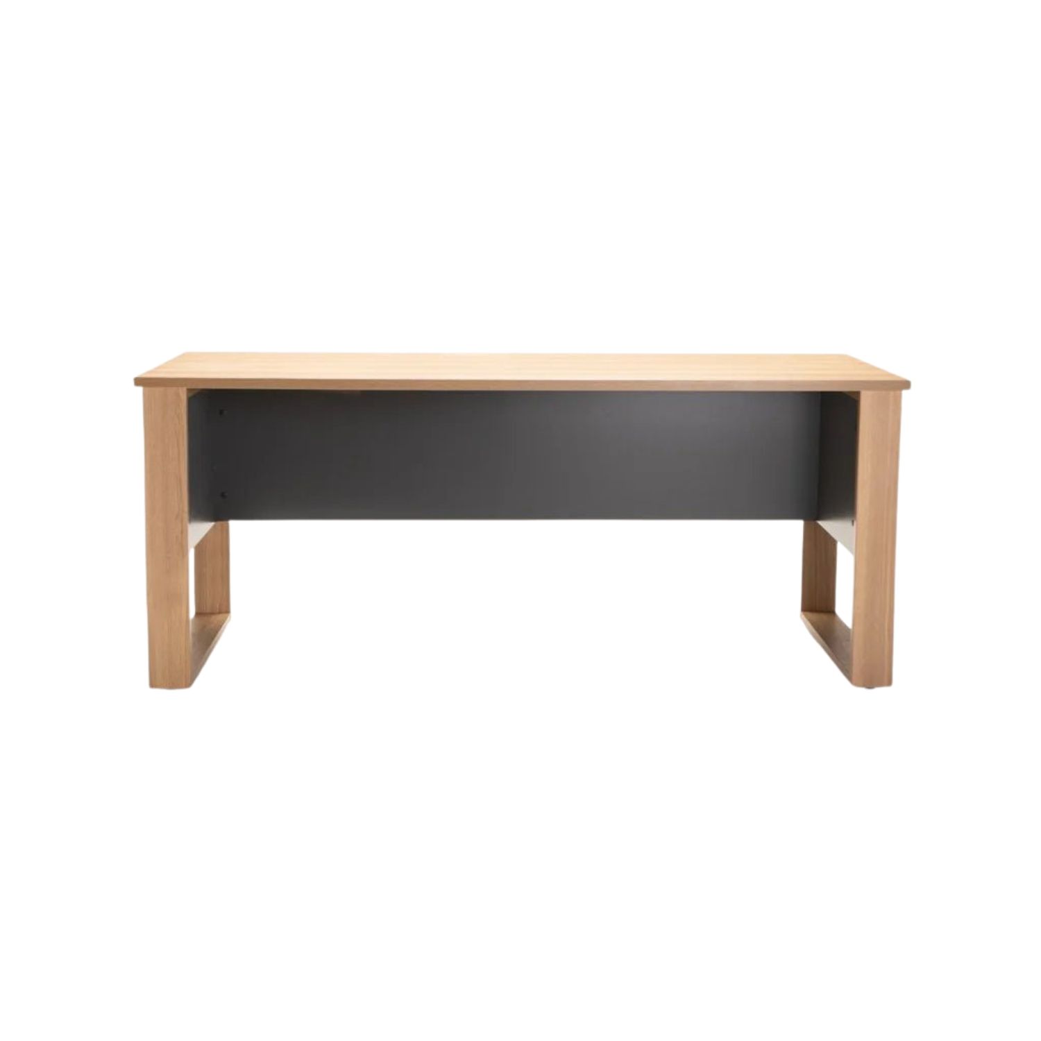 180cm Oak & Grey Modern Office Desk