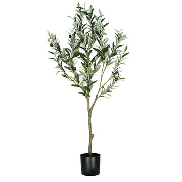 HouzeComfort Artificial Olive Tree Plant 100cm