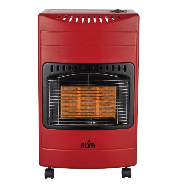Gas Heater 3 Panel radiant indoor ALVA Red
