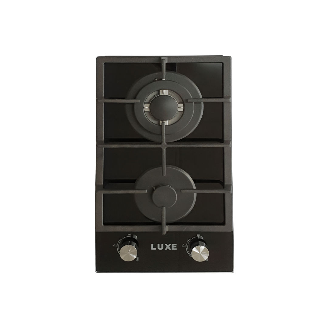 LUXE 2 Burner Gas Hob - Gas on Glass