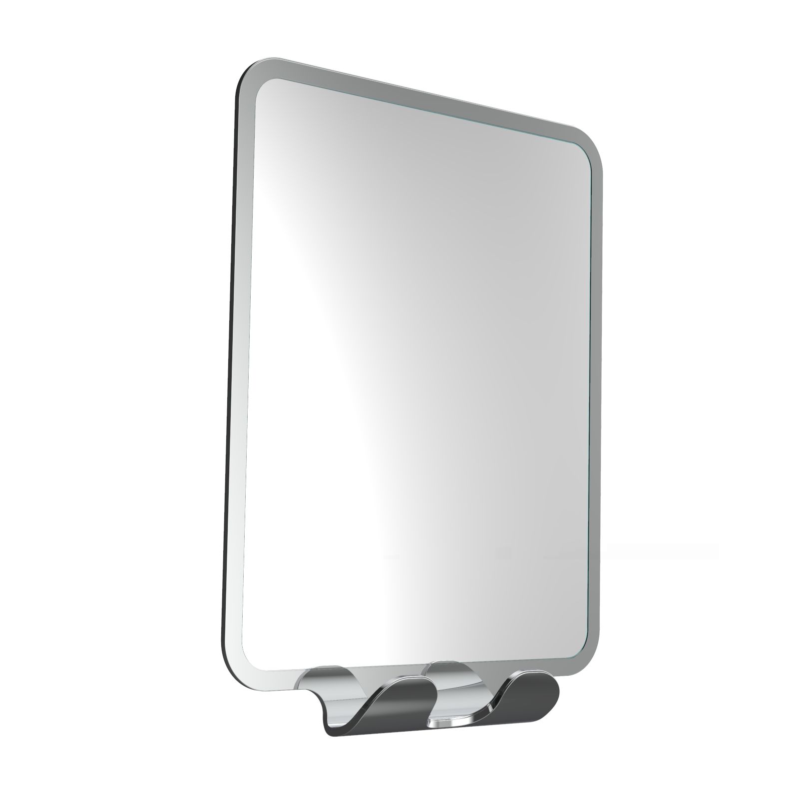 Fusion-Loc - Suction - Fog Free Shaving Mirror - Silver