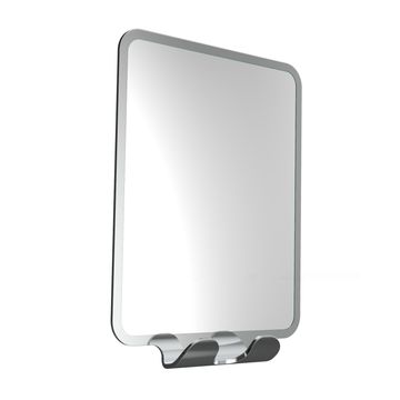 Fusion-Loc - Suction - Fog Free Shaving Mirror - Silver