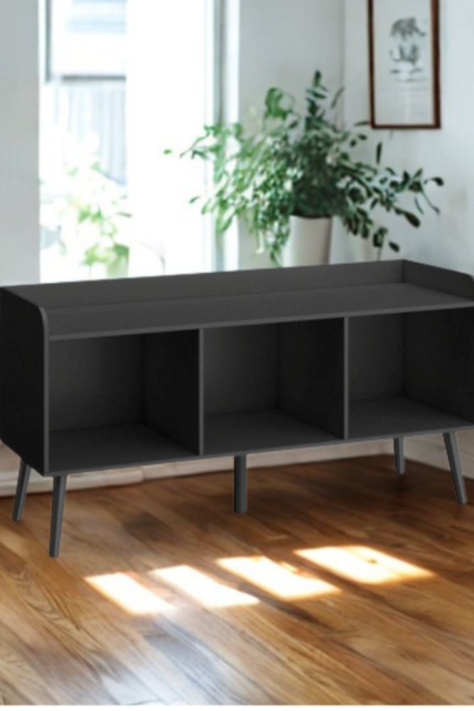 Modern MDF TV Stand 120 38 61 cm – Entertainment & Media Storage Unit