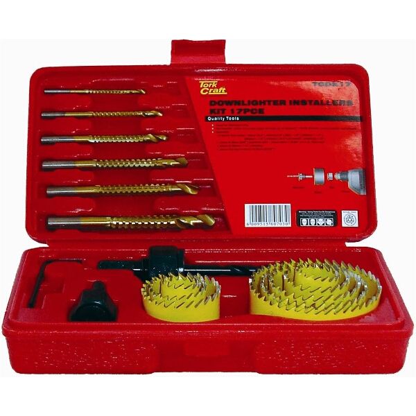 Downlighter Installers Kit W/Dr.Saws 17Pce