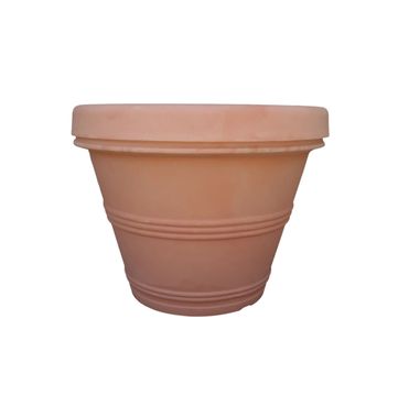 Round Basic Rim Japi Planter Medium - Italian Terracotta
