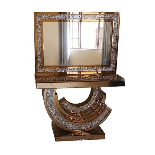 Gwen Console Table and Mirror Set