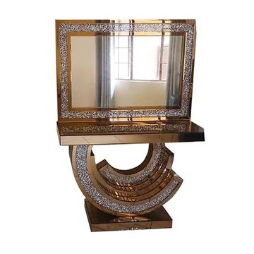 Gwen Console Table and Mirror Set