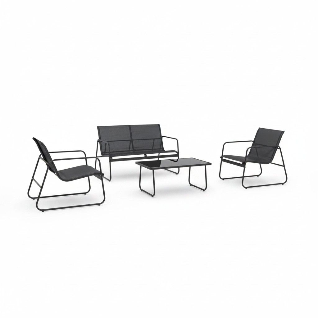Shayd - 4pc Stanely Outdoor Patio Set