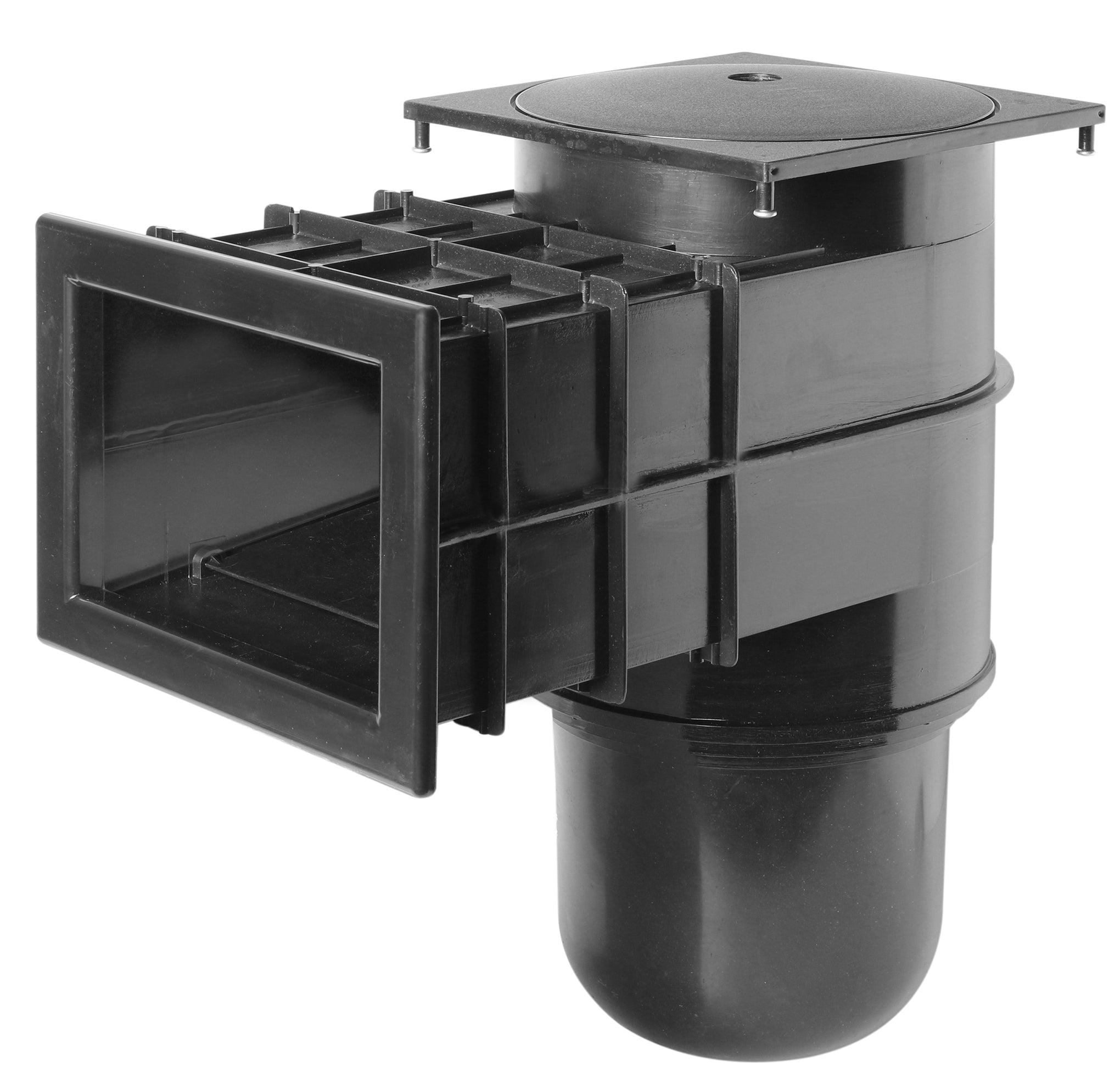 Speck Pool Weir Box Pumps Small Weirs Black Gunite