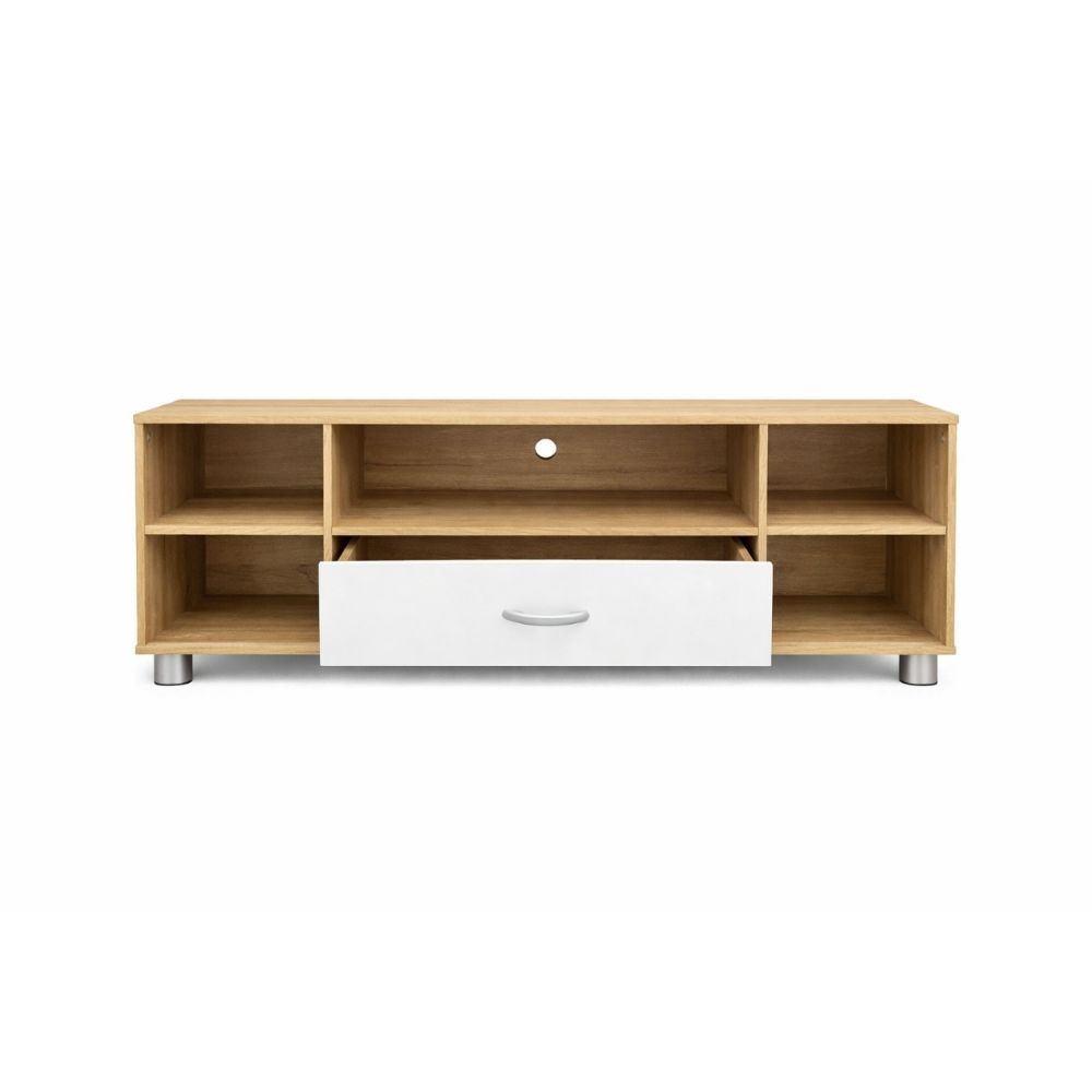 Plasma Wooden TV Stand 120cm – Modern Living Room Media Unit