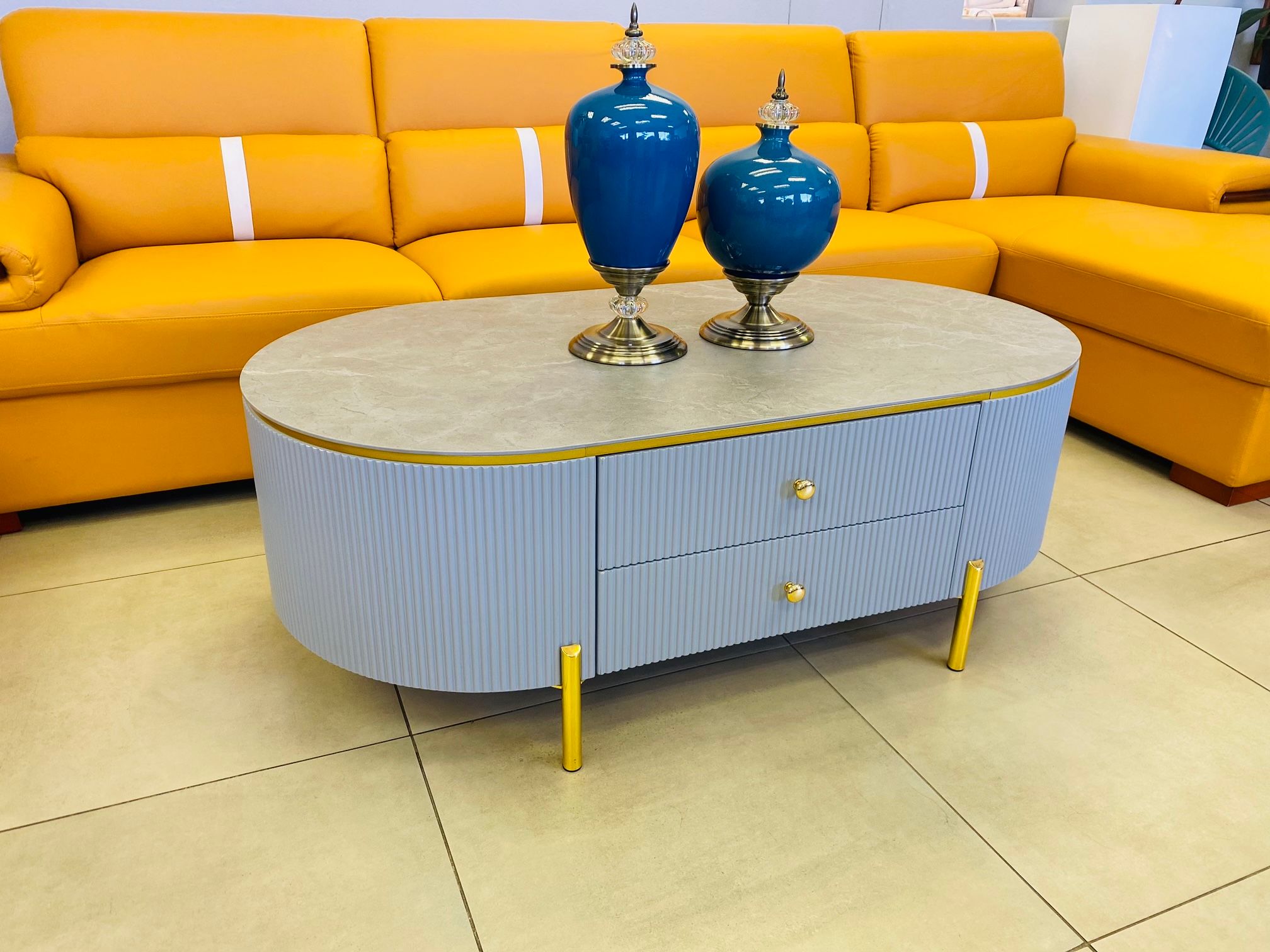 KC FURN-Danni Grey Coffee Table