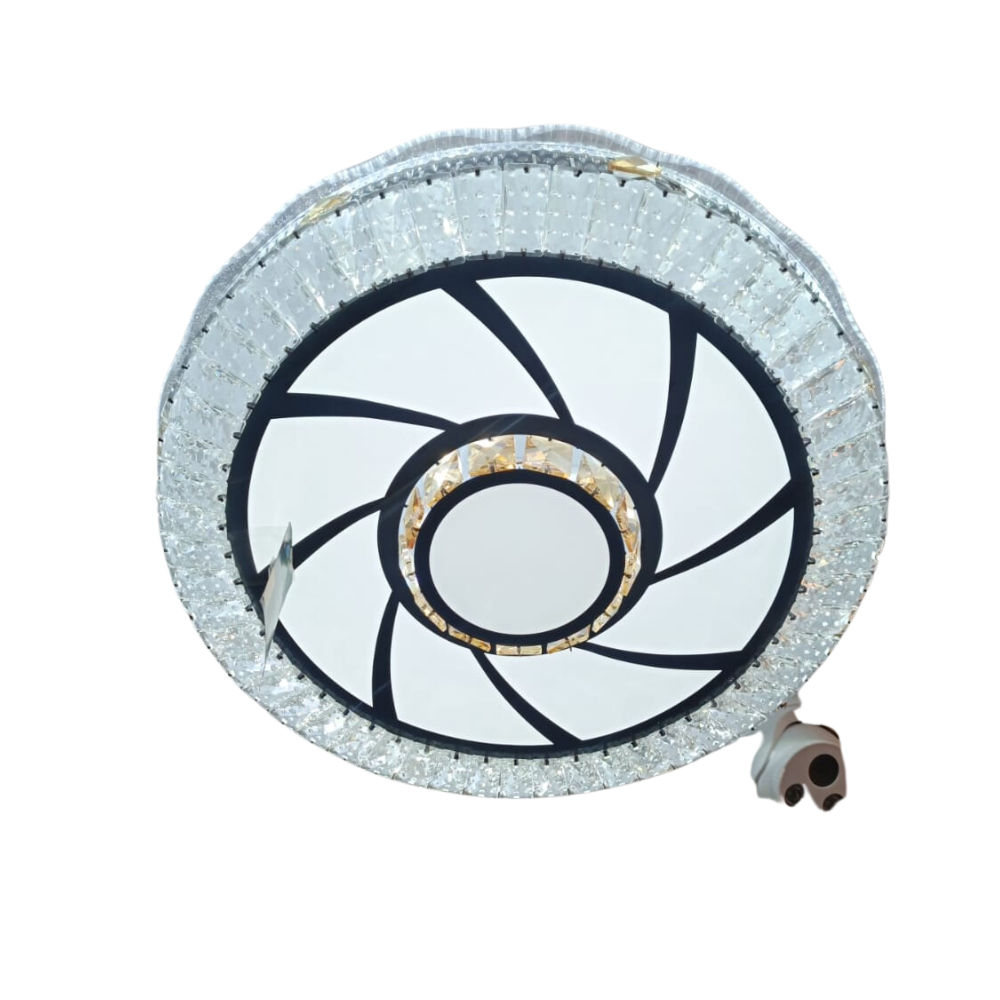 Swirl design glass ceiling pendant light